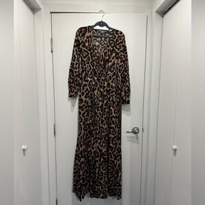 Maxi Cheetah Print Dress